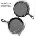 thumbnail image 3 of Stainless Steel Chain Cleaner For All Types Of Skillets, Cast Iron Pans, Grills (square, 5"), 3 of 5