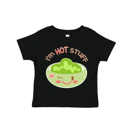 

Inktastic I m Hot Stuff- Cute Wasabi Dish Gift Toddler Boy or Toddler Girl T-Shirt