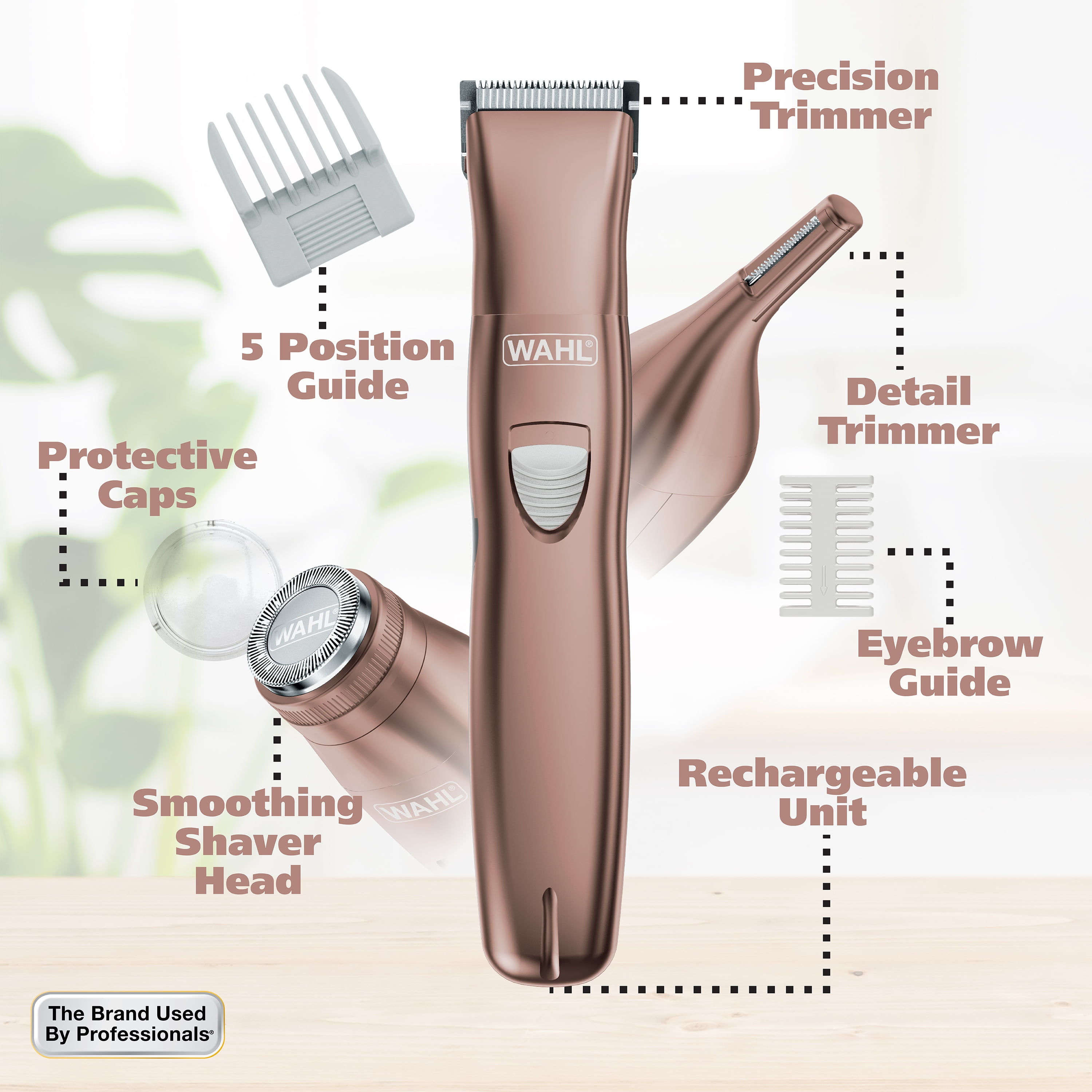 脱毛・除毛 (jenny)WAHL Professional Shaver Wahl Smooth Confidence, Ladies Waterproof, Battery Shaver