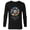 Black, variant on Marvel Avengers A-logo Circle Super Hero Family Trip 2024 - Long Sleeve T-Shirt for Men - Customized-White
