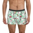 thumbnail image 2 of Goofa Bunny And Rose Printed Men's Boxer Briefs Underwear, Moisture-Wicking Underwear, Trunk,Soft and Breathable Cotton Underwear-, 2 of 9