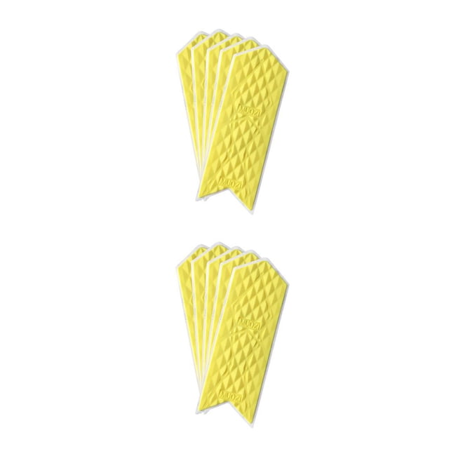 ZheElen 5 Pieces Bike Sticker Bicycle Frame Guard Waterproof Anti-slip Chassis Cover Small Yellow 5Pieces 2Set
