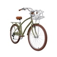 thumbnail image 3 of Bicicleta Veloci Amsterdam City Rodada 26 Verde Urbana, 3 of 7