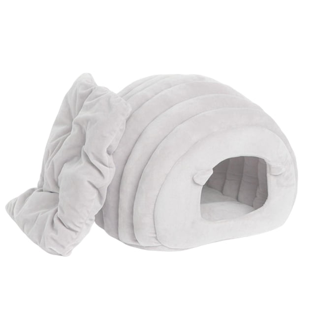Cama cueva para mascotas para gatos / perros pequeños - Casa de cama para gatos Gris Yuyangstore Cama de gatos de interior