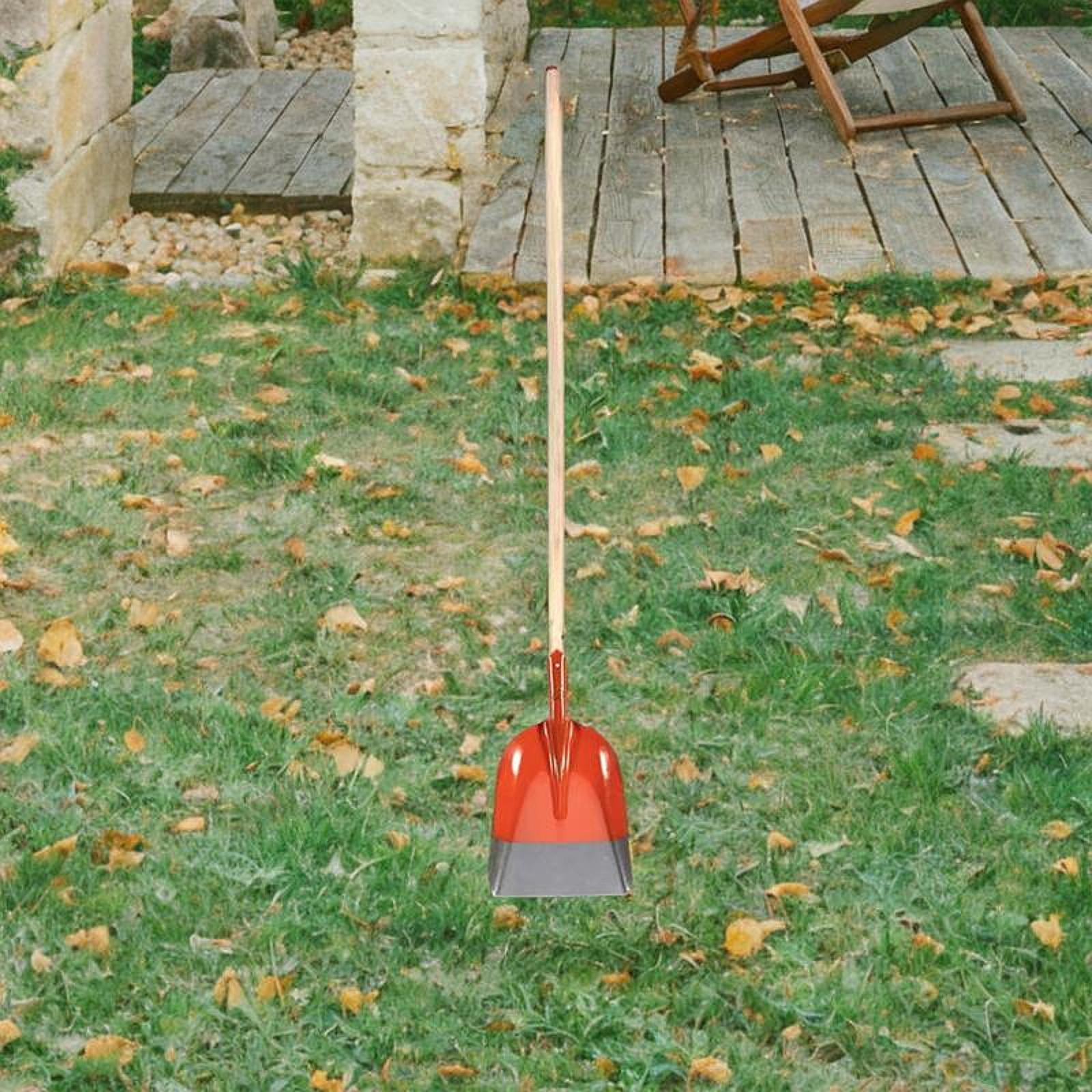 oshhni Garden Hand Trowel with Wooden Handle Sturdy for Backpacking Digging Weeding 41x23.5cm