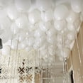 thumbnail image 3 of Bienvenido 100 globos blancos, globos de látex blancos, globos de látex con helio de calidad de 10 pulgadas, decoraciones con globos para fiestas, baby shower, baby shower, boda y día de San Valentín., 3 of 8