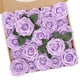 thumbnail image 1 of Flores artificiales N&T NIETING rosas moradas x25 con tallo, 1 of 8