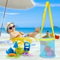 thumbnail image 6 of Sand Toy Bag Mesh Beach Bag Seashells Storage Bag Beach Bag Beach Shoulders Bag, 6 of 14