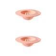 thumbnail image 2 of sweethay Tapón para fregadero de cocina, recogedor de pelo para baño, ducha Flexible, filtro antibloqueo, cubierta de drenaje de suelo Rosado 2piezas sweethay CBP139782, 2 of 6