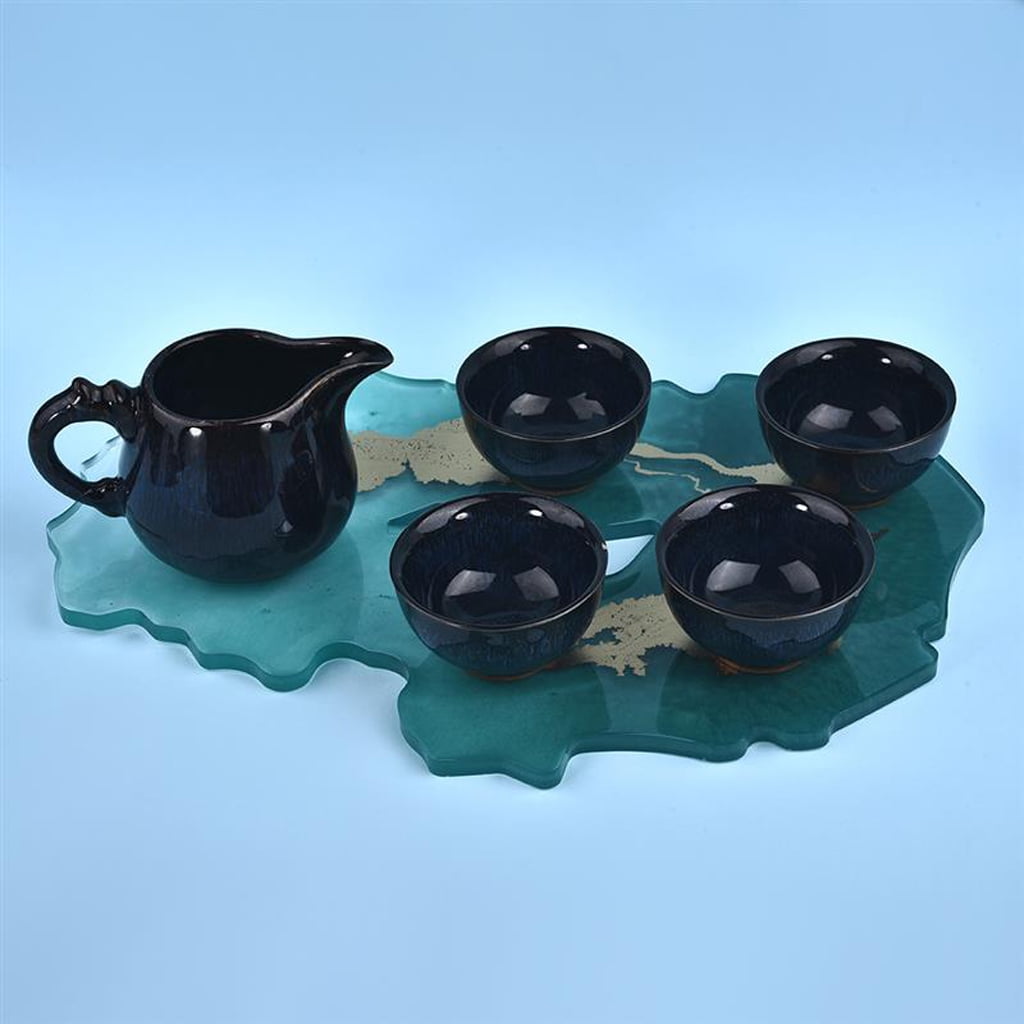 WINDLAND DIY Coasters Shape Epoxy Silicone Mold Coasters Shape Resin Casting Mold for Children Handmade Art Crafts Tool Durable