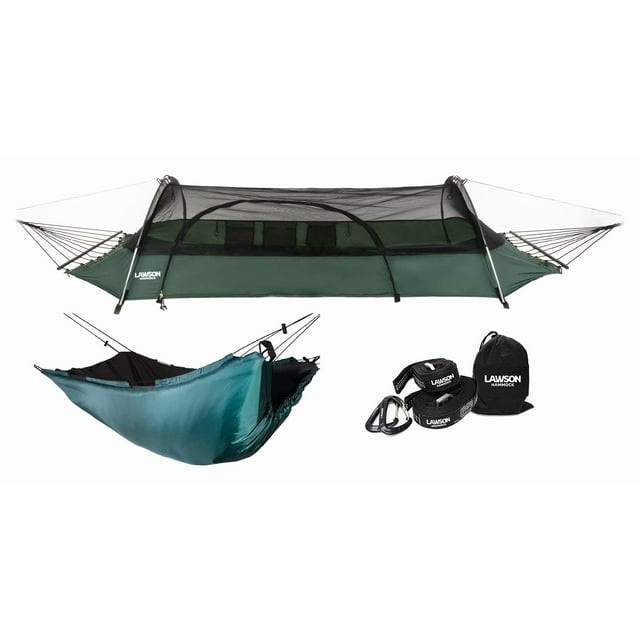 Lawson Hammock Blue Ridge Camping Hammock and Tent Bundle - Includes Shelter, Straps, Underquilt