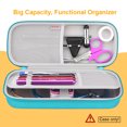 thumbnail image 2 of BOVKE Hard Stethoscope Case for 3M Littmann Classic III, Lightweight II S.E, Cardiology IV Diagnostic, MDF Acoustica Deluxe Stethoscopes - Extra Room for Taylor Percussion Hammer and Penlights, Blue, 2 of 7