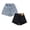 Blue 1PCS & Black 1PCS, variant on FhsagQ 2 Pack Girls Denim Shorts Wide Leg Summer Casual High Waist with Front Pockets Comfortable Stretch Solid Color Tween Size 9-10 Years