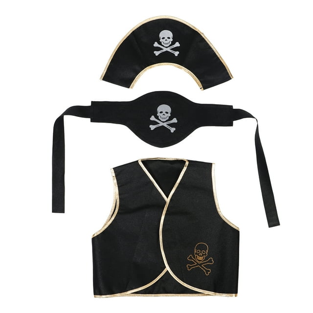 1 juego de accesorios piratas, sombrero pirata para mujer adulta, accesorios piratas, disfraz pirata, figura pirata, sombrero pirata, accesorio para disfraz pirata