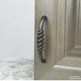 thumbnail image 3 of Century Hardware Omega Collection 3-25/32" (96mm) C-to-C Zinc Die Cast Pull - Aged Pewter, 3 of 4