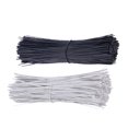 thumbnail image 5 of 1000 bridas de alambre de hierro recubiertas de plástico de 0,45 mm para organizar cables en casa y oficina (estilo negro y blanco, 500 unidades), 5 of 5