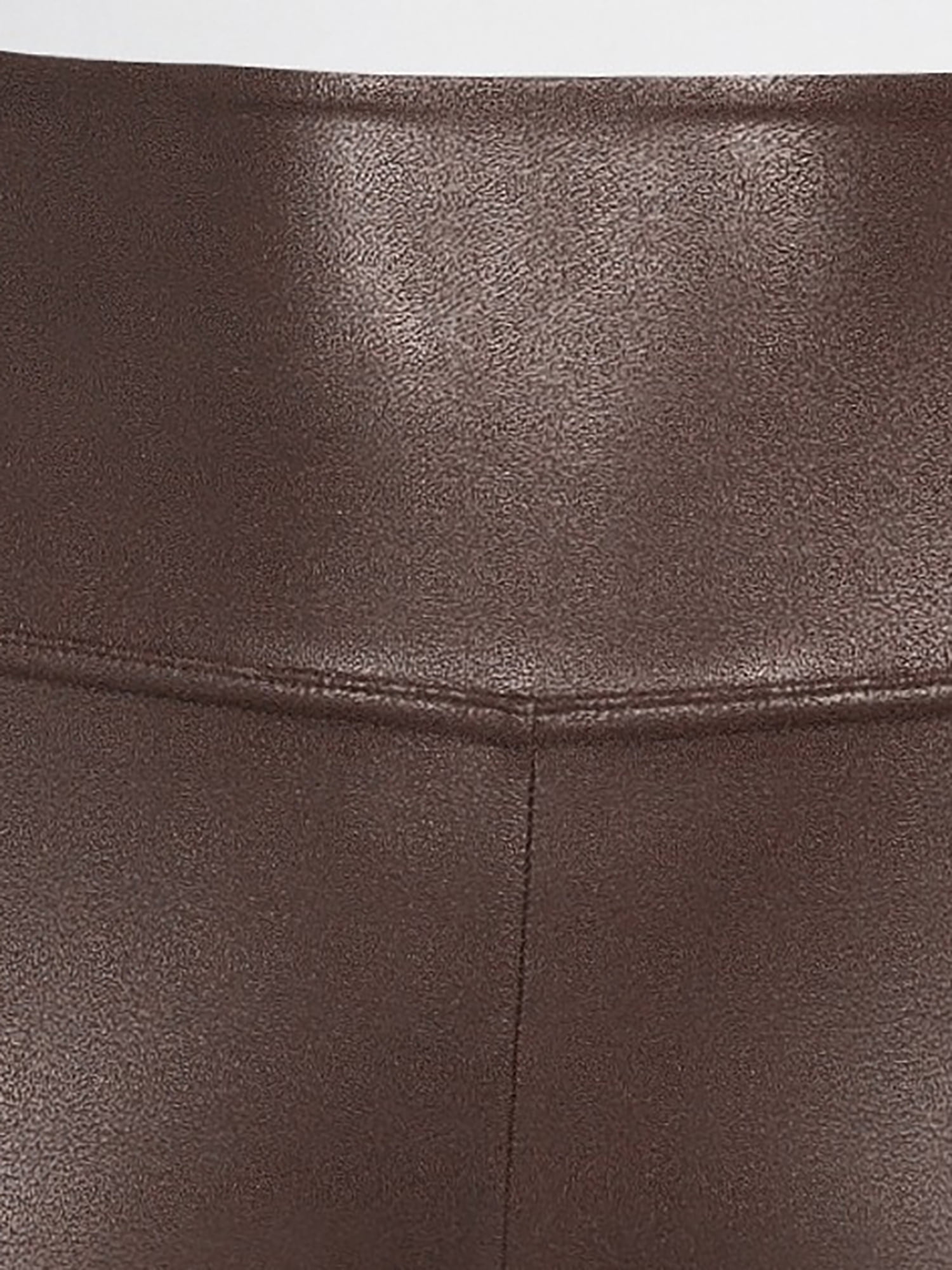 Time and Tru Women's Faux Leather Leggings, Full Length, Sizes XS-XXXL