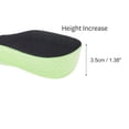 thumbnail image 2 of Ofertas Únicas 2 Pares de Almohadillas para Zapatos de Aumento de Altura Invisibles Duraderas Verde, Negro 1.38", 2 of 5