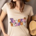 thumbnail image 4 of Spooky Season Shirt | Cute Pastel Halloween T-Shirt for Women, Natural, Size M, 4 of 6