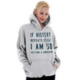 thumbnail image 4 of History Repeats Itself Dinosaur Pet Hoodie Sweatshirt Women Men Brisco Brands 2X, 4 of 6