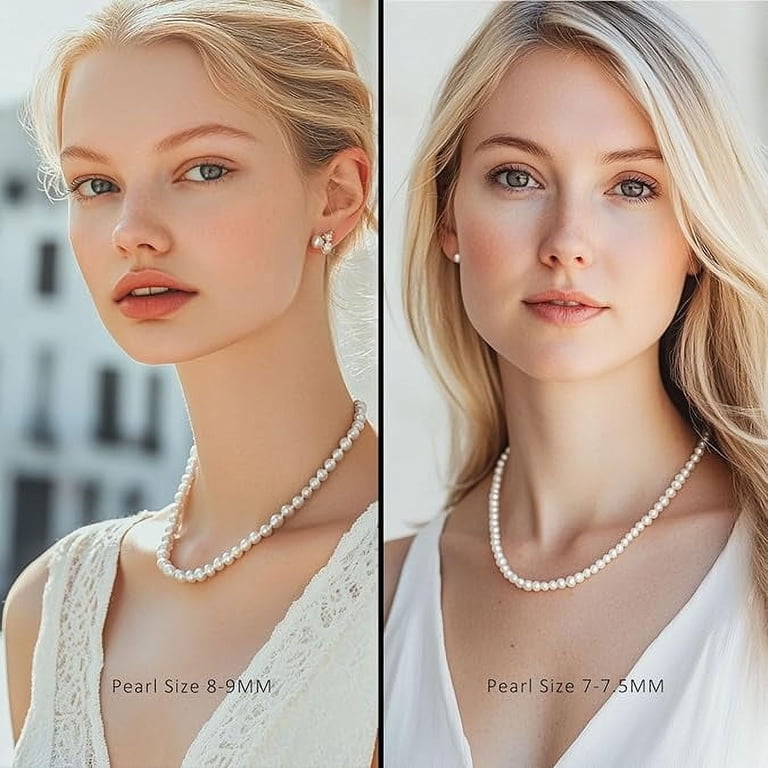 YAMI Freshwater Cultured Pearl Necklace, 7-8MM photo 7