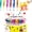 1Box-12pcs, variant on Popcorn Pen, 3D Magic Popcorn Pens, DIY Puffy Painting Pens for Cards, Crafts, Graffiti Stationery (1Box-12pcs)