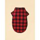 thumbnail image 5 of Plaid Pattern Pet Shirt With Tie, 5 of 5