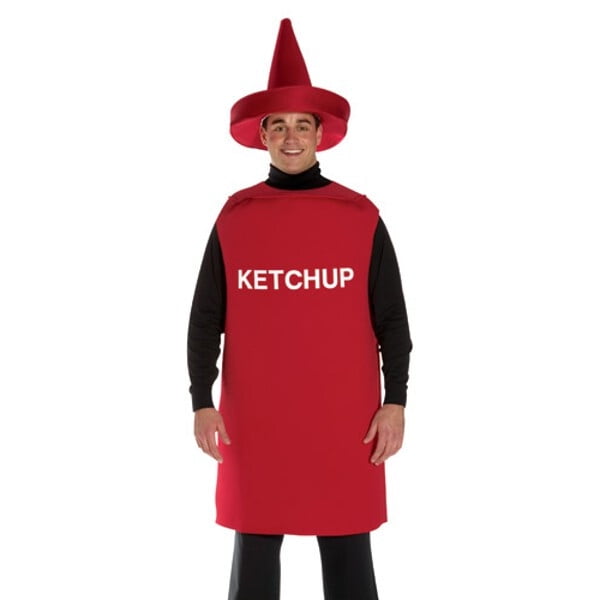 Adult Ketchup Bottle Costume