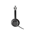 thumbnail image 3 of Poly Voyager Focus B825 USB-C Headset TAA - Google Assistant, Siri - Stereo - Wireless - Bluetooth - 98.4 ft - 20 Hz - 20 kHz - On-ear - Binaural - Ear-cup - Electret Condenser, MEMS Technology Mic..., 3 of 5