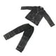 thumbnail image 5 of Conjunto de pijama para mujer Nikou Seda helada Manga larga Negro Talla L, 5 of 15