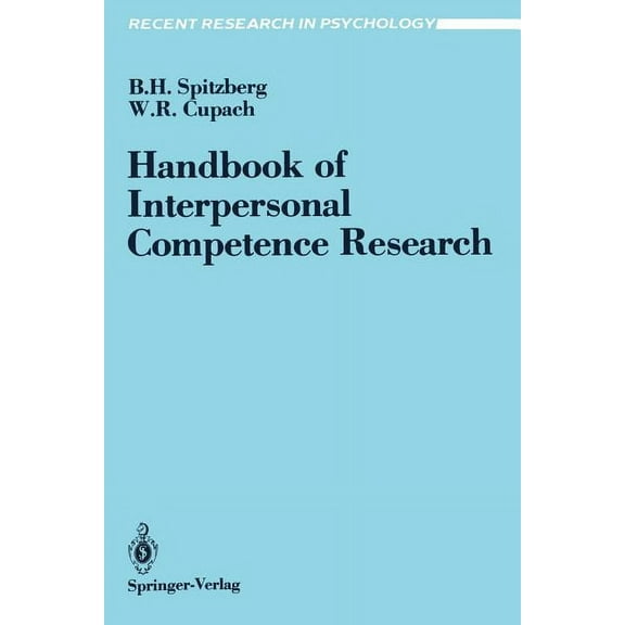 Handbook of Interpersonal Competence Research