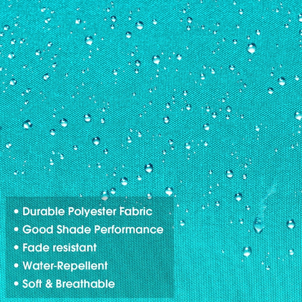 Aimee Lii 10' 3 Tier Patio Umbrella Aluminum Sunshade Shelter Double Vented without Base, Table Umbrella Outdoor Patio, Turquoise Aimee Lii 10' 3 Tier Patio Umbrella Aluminum Sunshade Shelter Double Vented without Base, Table Umbrella Outdoor Patio, Turquoise