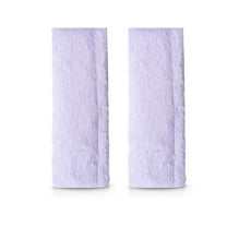 Auto Drive Lavender Faux Fur Seat Belt Pad Universal fit