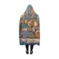 thumbnail image 3 of ASHLEIGH Hooded Blankets Cute Beavers Throw Wearable Anti-pilling Polar Fleece Blanket Wrap 50x60 inch, 3 of 3