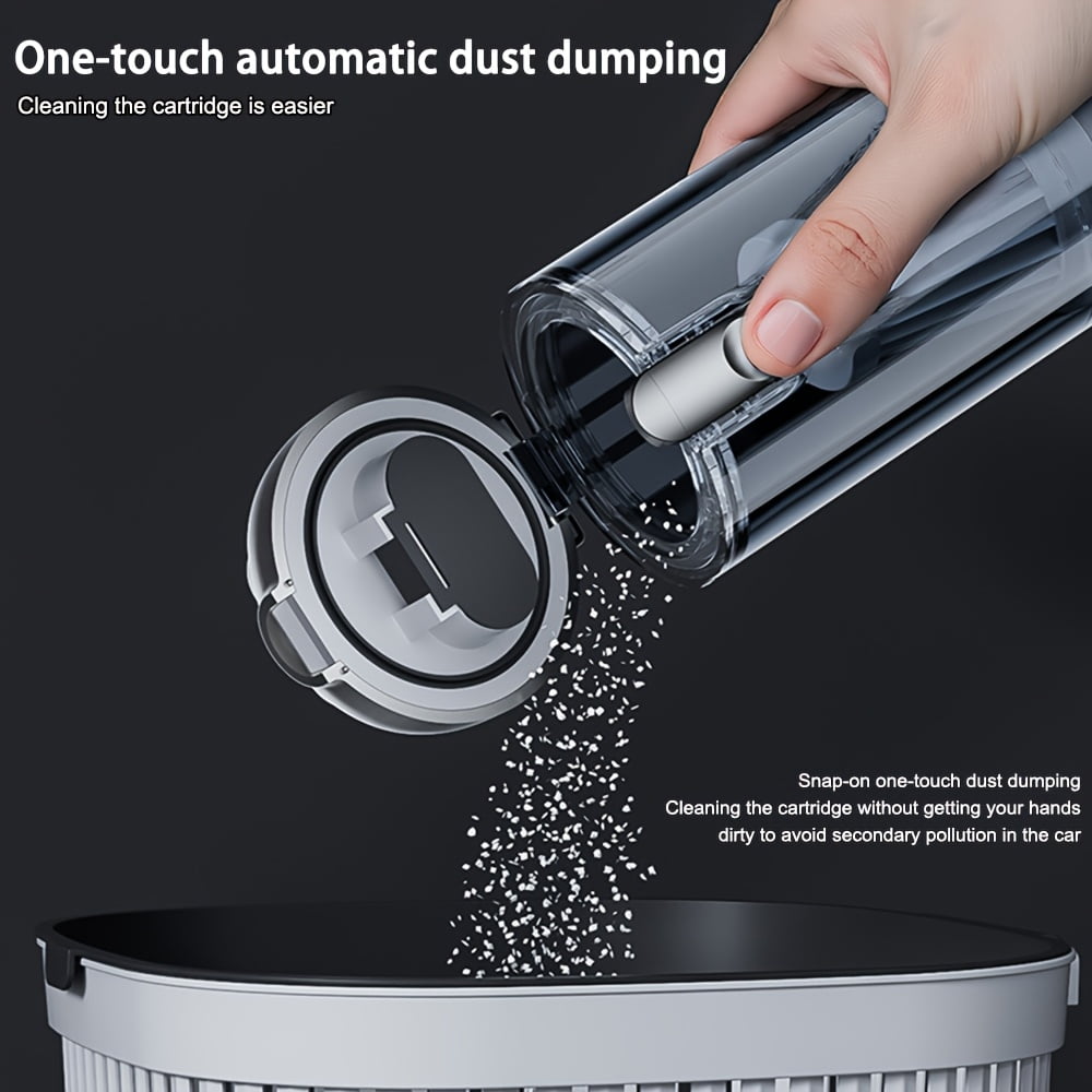 High Power 10-in-1 Wireless Handheld Vacuum Cleaner, Blowing & Suction for Car Home Pet Office, Rechargeable Brushless Motor with Washable Filters, Low Noise