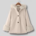 thumbnail image 5 of Gubotare Girls Dress Coat Kids Winter Warm Jacket Long Sleeve Button Trench Coat Pocket Long Outerwear (Beige,18-24M), 5 of 5