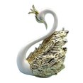 thumbnail image 4 of Figuras de escritorio de cisne Ornamento de La Escultura de La Estatuilla de La Estatua Del Cisne de para La Decoración de Escritorio de Magideal Figuras de escritorio de cisne, 4 of 8
