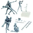 thumbnail image 2 of Action Figures Body-Kun DX & Body-Chan DX PVC Model SHF(Grey Color) with Box Drawing Figure Models for Artists (Male+Female) Exquisite Statue, 2 of 7