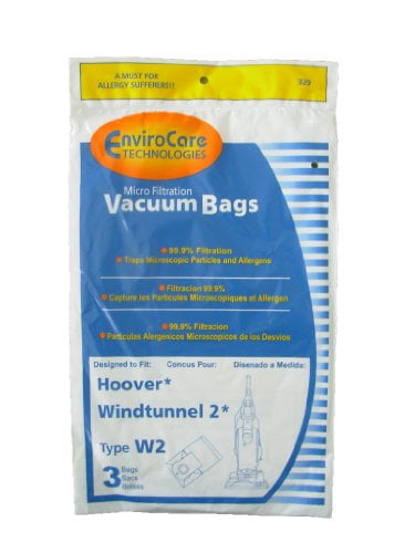 6 Hoover Windtunnel Upright Vacuum W2 HEPA Filter Bags 401080W2 for sale online 
