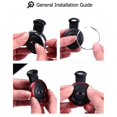 thumbnail image 6 of Silver Aluminum Smart Key Fob Surrounding Ring Decoration For 2008-2014/2015 Gen2 Mini Cooper R55 R56 R57 R58 R59 & Gen1 R60 R61, 6 of 8