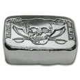 thumbnail image 3 of 5 oz Hand Poured Silver Bar - Pirate Skull & Crossed Swords, 3 of 3