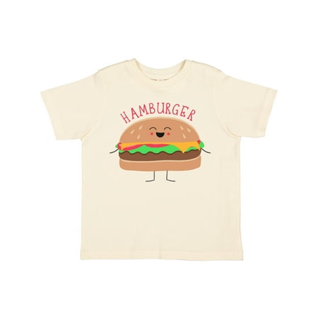 

Inktastic Cute Kawaii Hamburger Gift Toddler Boy or Toddler Girl T-Shirt