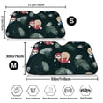 thumbnail image 2 of Goofa Baby Sloths Sleeping Printed Car Windshield Sunshade,Foldable Reflective Sun Visor,UV Protection Heat Blocker Sunshade,Car Cooling Accessory-Small, 2 of 7