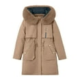 thumbnail image 2 of BVOFAR Women's Plus Size Mid-Length Parkas Winter Thicken Warm Coats with Faux Fur Hood Drawstring Zip up Long Sleeve Puffer Jackets with Pockets, 2 of 7