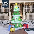 thumbnail image 2 of Árbol de Navidad inflable Joiedomi de 7 pies con 3 cajas de regalo LED, 2 of 9