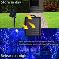 thumbnail image 2 of Luces navideñas solares YAOZHOU, azules, 144 pies, 400 LED, paquete de 2, 2 of 7