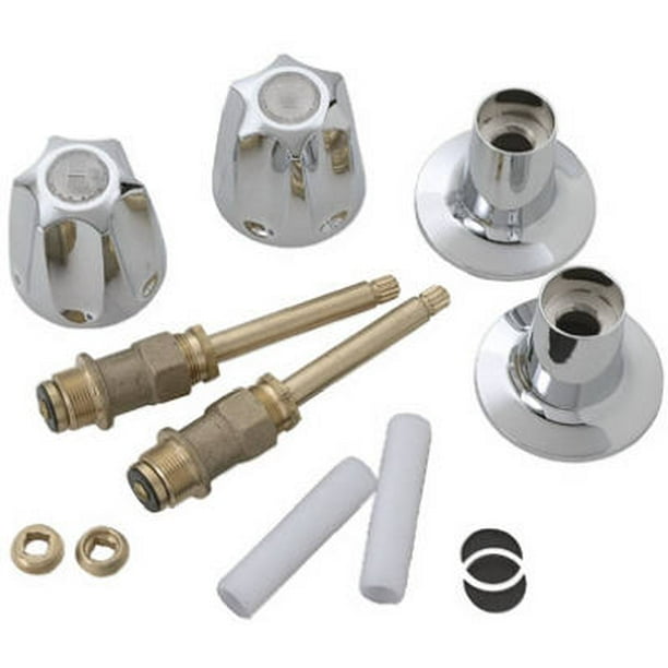 Tub & Shower Rebuild Kit For Price Pfister Verve Style, Chrome, Brass