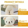 thumbnail image 5 of Raindrops Mini Bear Stuffed Animal Toys Beige Cloth 5Pcs For DIY Project, 5 of 6