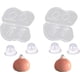 thumbnail image 1 of 2 pares de correctores de pezones de silicona para pezones planos invertidos con estuche transparente JM  MX-0134613FYD, 1 of 5