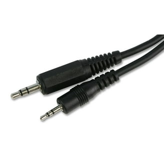 NANOCABLE 10.24.0305 - Cavo audio stereo a 2 RCA, JACK 3.5/M-2xRCA/M, maschio-maschio, nero, 5mts